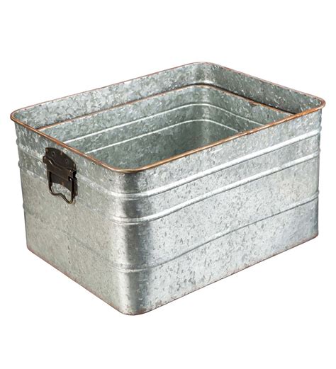 metal storage bins with lids